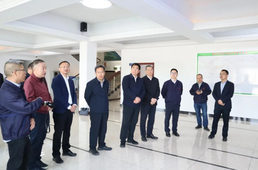 九三学社中央辅导一行莅临东港热电调研领导